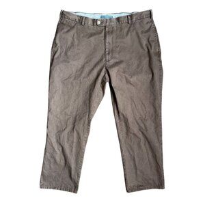 Peter Millar Mens Pima Cotton Brown Chino Pants Size 40 Made In Peru Preppy Prep